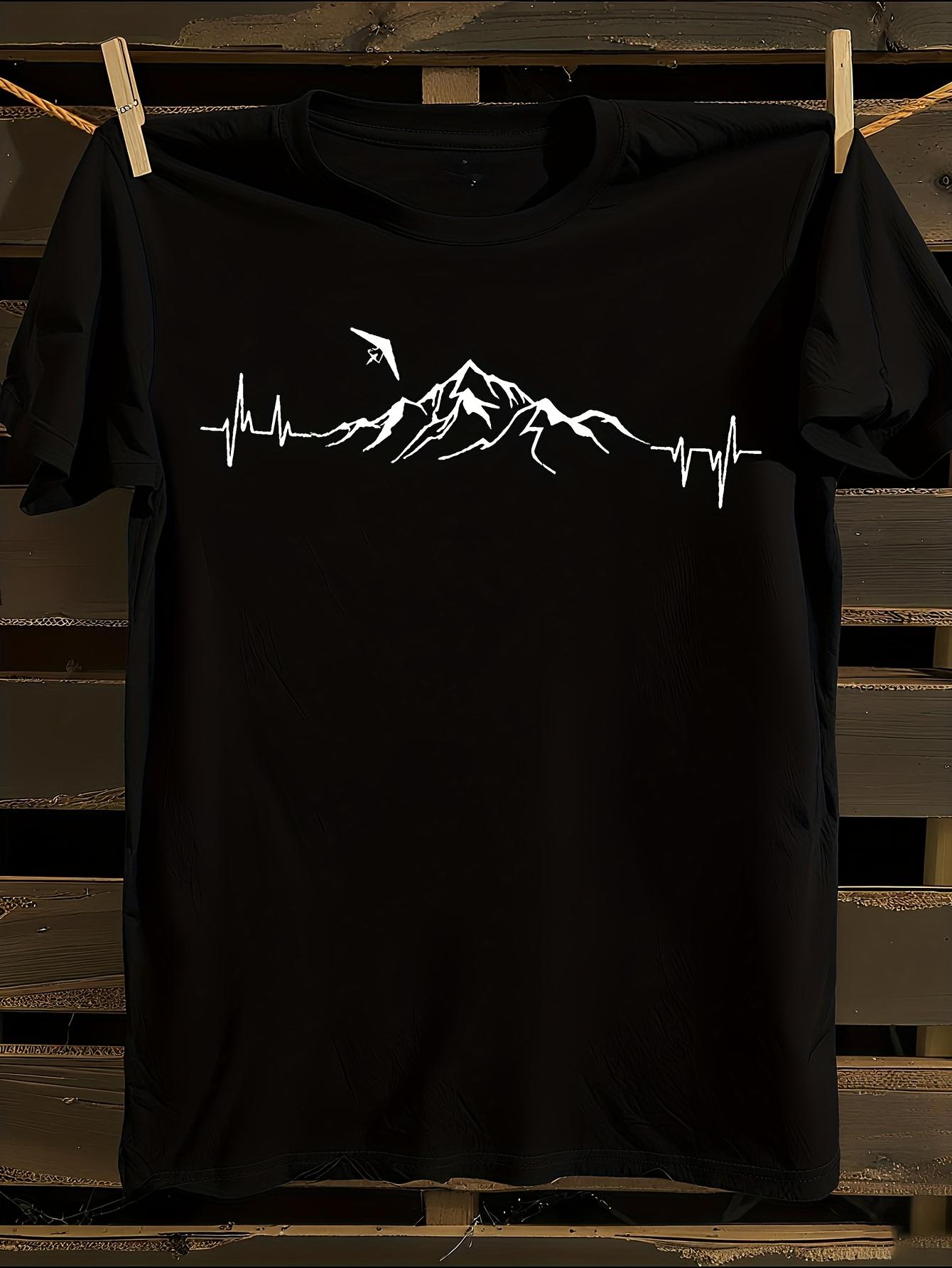 Hang Gliding Pilot Heartbeat T-shirt XXL