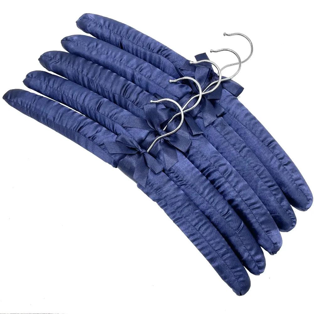 5 Piezas Perchero para Abrigos Ropa Chaqueta Perchas para Ropa Perchas de Esponja Percha de Exhibición Envuelto en Seda