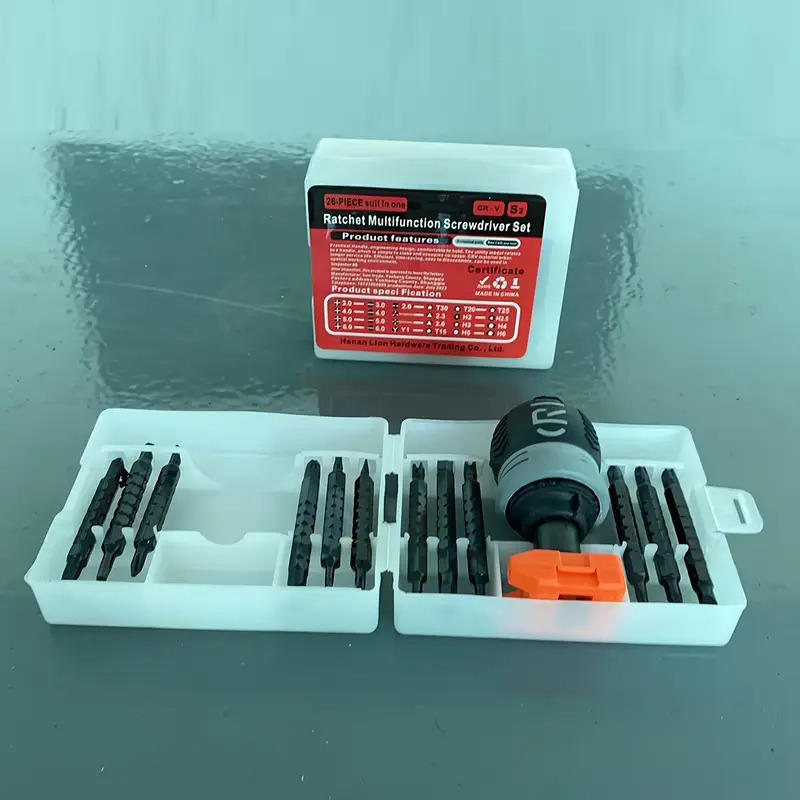 1 Sada Ráčnový šroubovák Sada Magnetický Dvouúčelový Bit Teleskopický Šroubovák Šetřící Práci Ruční Nástroj
