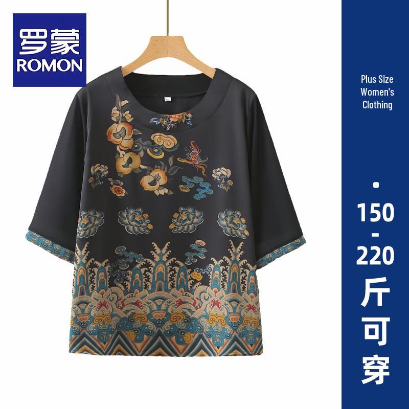 ROMON Women s Slimming Summer T-Shirt 5XL