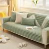 Living Room Anti-slip Couch Sofa Cover  Autumn Nordic Stripe Woolen Sofa Cushion Cover Slipcover Funda
