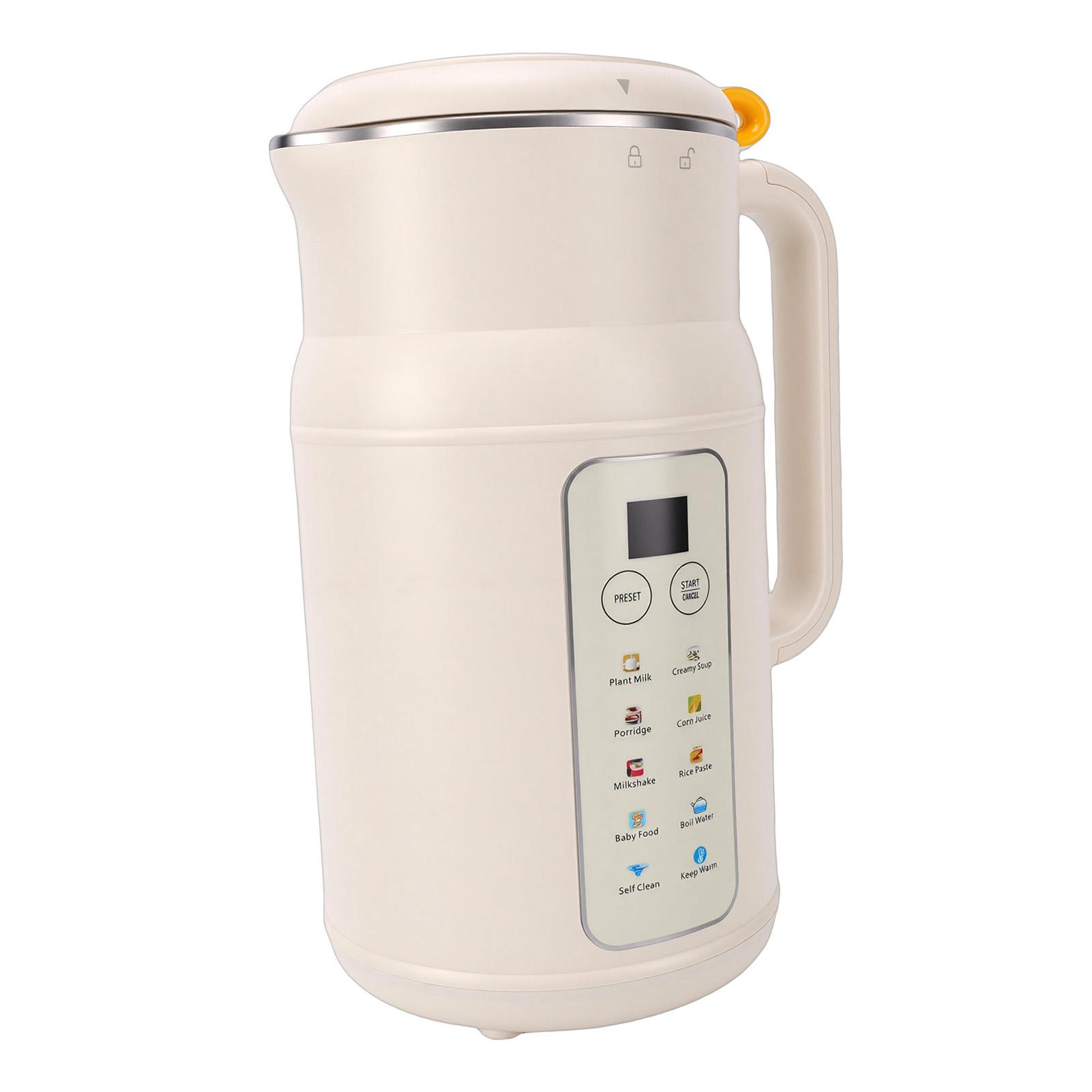 800ml Nut Milk Maker Blender Water Proof Quiet Automatic Soy Milk Maker Machine with Smart Timer for Homemade
