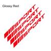 Fashion 4pc Car Stickers Wheel Wheels Sports Racing DIY Stripe Decoration Stickers Badge Car Styling Car SUV
