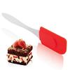 Silicone Spatulas   Cream Scraper Heat Resistant Kitchen Cake Baking Mixing Tool(Red)