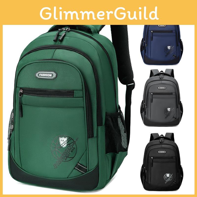 With Oxford Backpack Breathable Mesh And Letter Design For Office And Outdoor