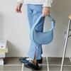 [olivan] Summer Bell Bottom Denim Pants  Ice Blue 