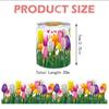 Spring Tulip Flower Party Classroom Decor Paper With Color Printing For Home And Event Use