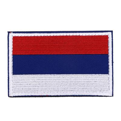 European Country Flags Patch World National Hook and Loop Badge Embroidered Patch Accessory Russia