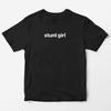 T-Shirt Stunt Girl – Maglietta Grafica Estetica Y2K, Slogan Divertente