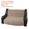 Deluxe Inflatable Backrest Sofa: Portable Double Flocked Recliner for Outdoor Camping
