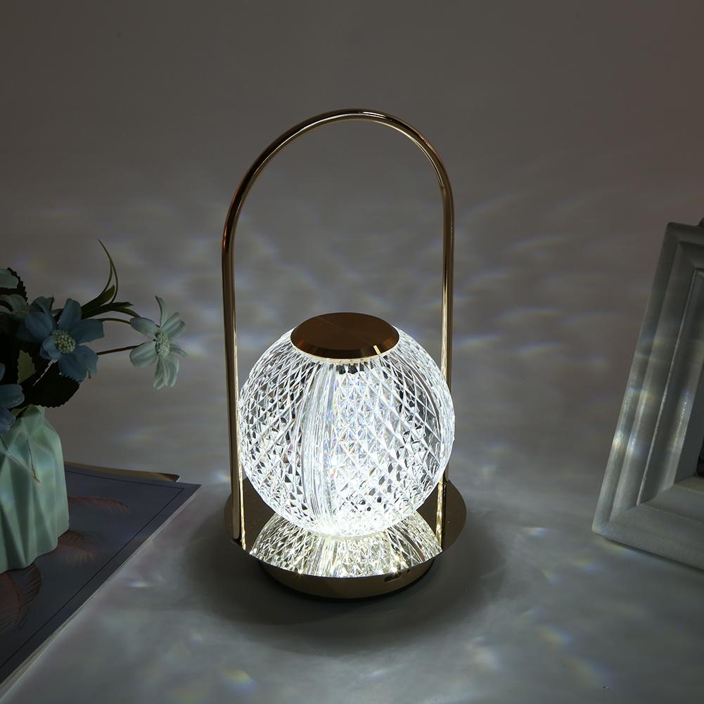 Cordless Table Lamp Portable Night Light Touch Control LED Sleeping Light 3 Light Colors Decorative Reading Light for Home Decor