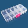 10 Grids Transparent Beads Screws Bit Parts Jewelry Holder Tool Case Storage Box