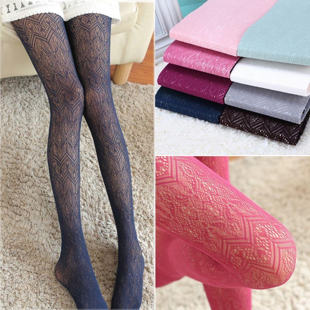

Sweet Sexy Women Stockings Heart Wave Tights Fashion Thin Pantyhose Female