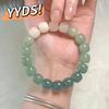 Xiaohongshu Style Soft Gradient Pink Bracelet for Students: Ice Transparent Finger Wrap Around Beads - Perfect for Gifting Besties.