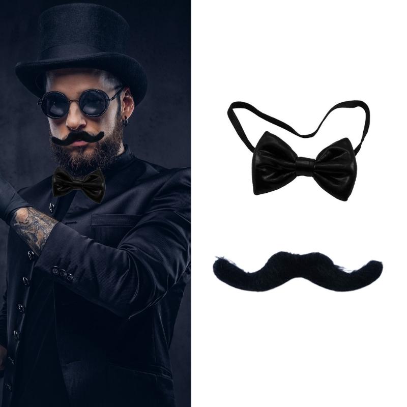 Party Magician Accessory Bundle Includes Cape Hat Wand Bows Tie for Cosplay Fun