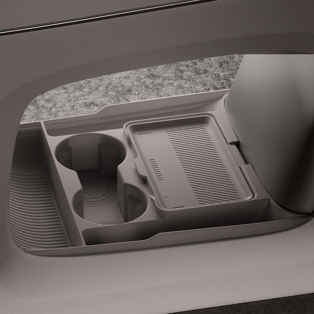 IM LS8 Lower Center Console Storage Box with Anti-Slip Silicone Pad for 26 Car Models