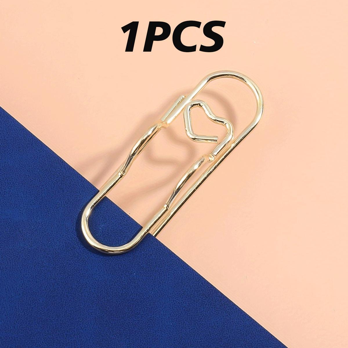 

10 PC Love Metal Pen Clip - Creative Stylish Portable Notebook Journal Accessory Office School Stationery Clip School supplies