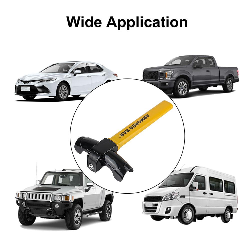 Universal Automobile Steering Lock Protection T-Locks Car Accessories Car Steering Wheel Lock Anti-Theft With Keys Security Car Locks