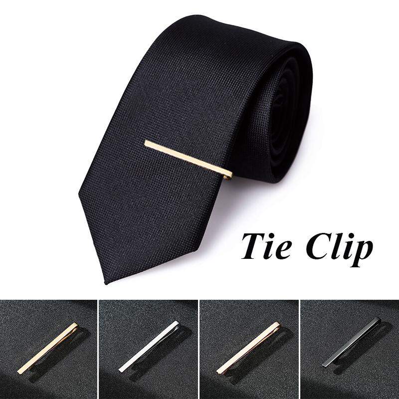 New Fashion Men'S Tie Clips Metal Necktie Daily Business Wedding Ceremony Tie Clip Pin Men Fashion Party Jewelry Accessories Gif