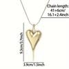 Fashion Valentine's Day Wedding Anniversaries Parties Elegant and Fashionable Jewelry Classic Heart-shaped Pendant Necklace Suitable for Women Retro