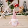 Knitted Gnome Faceless Forest Santa Claus Doll Pendant Xmas 2024 for Home Christmas Decoration Christmas Tree Hanging Pendant