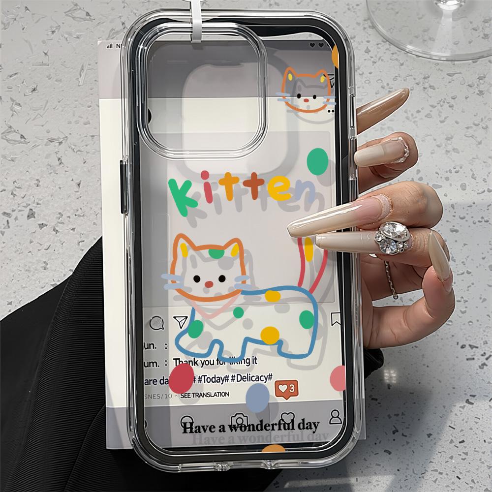 Malovaný kryt na telefon pro iPhone 17 11 12 13 14 15 16 iPhone 17 12 13 14 15 16 Pro 17 12 13 14 15 16 Pro Max  Vysoce kvalitní malovaný zvířecí roztomilý kryt na telefon