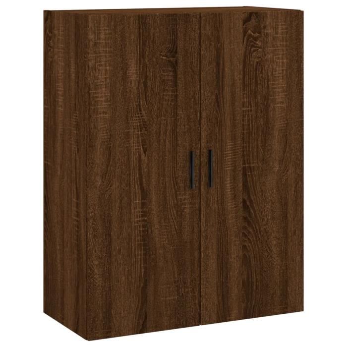 VidaXL Armoire murale chêne marron 69,5x34x90 cm 828443