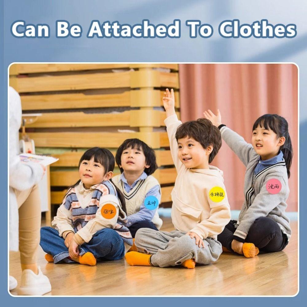 10Sheets Colored Self-adhesive Stickers 10cm Label Sticker Classification Dot Sticker Office Use