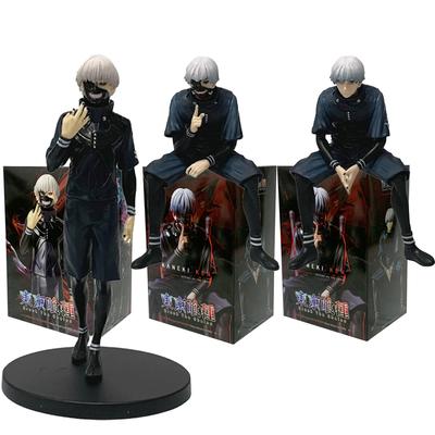 Ken Kaneki Sedící figurka Tokyo Ghoul Sběratelská Anime akční figurka Model Kena Kanekiho Hračka Dekorace do auta Sběratelský model Hračka