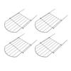 Animal Barrier Fence Iron Sturdy Decorative Outdoor Dog Fence Border for Garden Yard