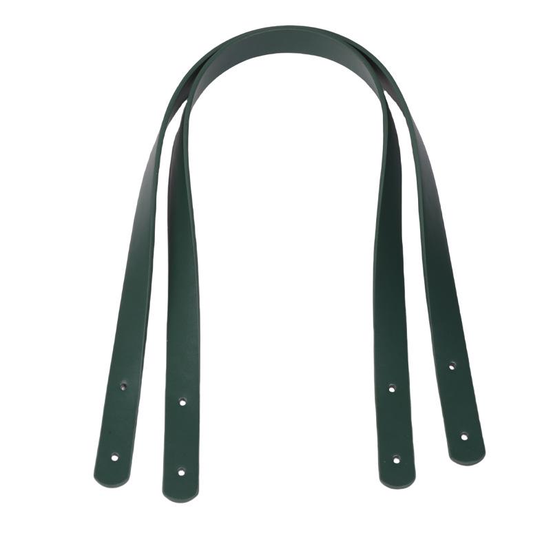 62CM PU Leather Rivet Shoulder Strap with Double-Sided Leather Handle Replacement