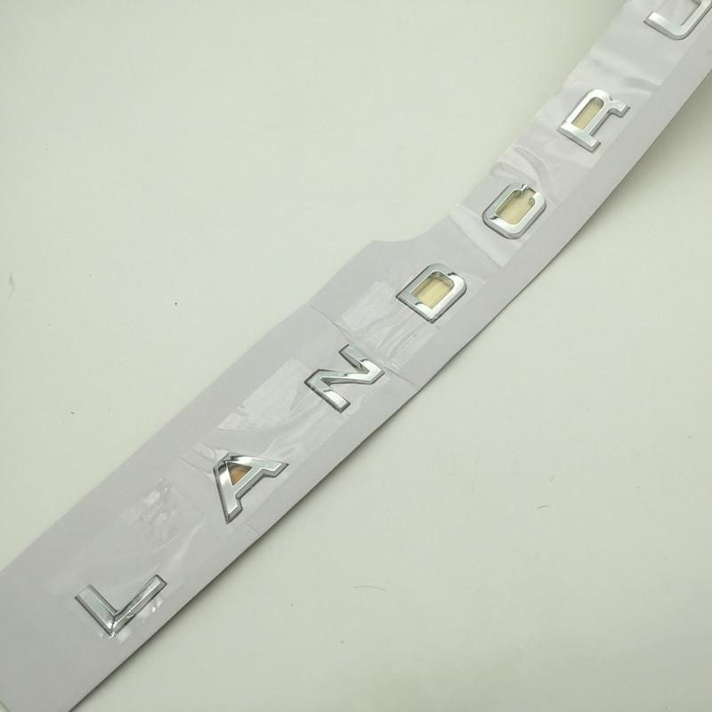 1pcs 3D ABS for LANDCRUISER LAND CRUISER car Letter XSBE6 Front Head Hood Bonnet Emblem Rear Tail Bumper Trunk Sticker Badge Styling