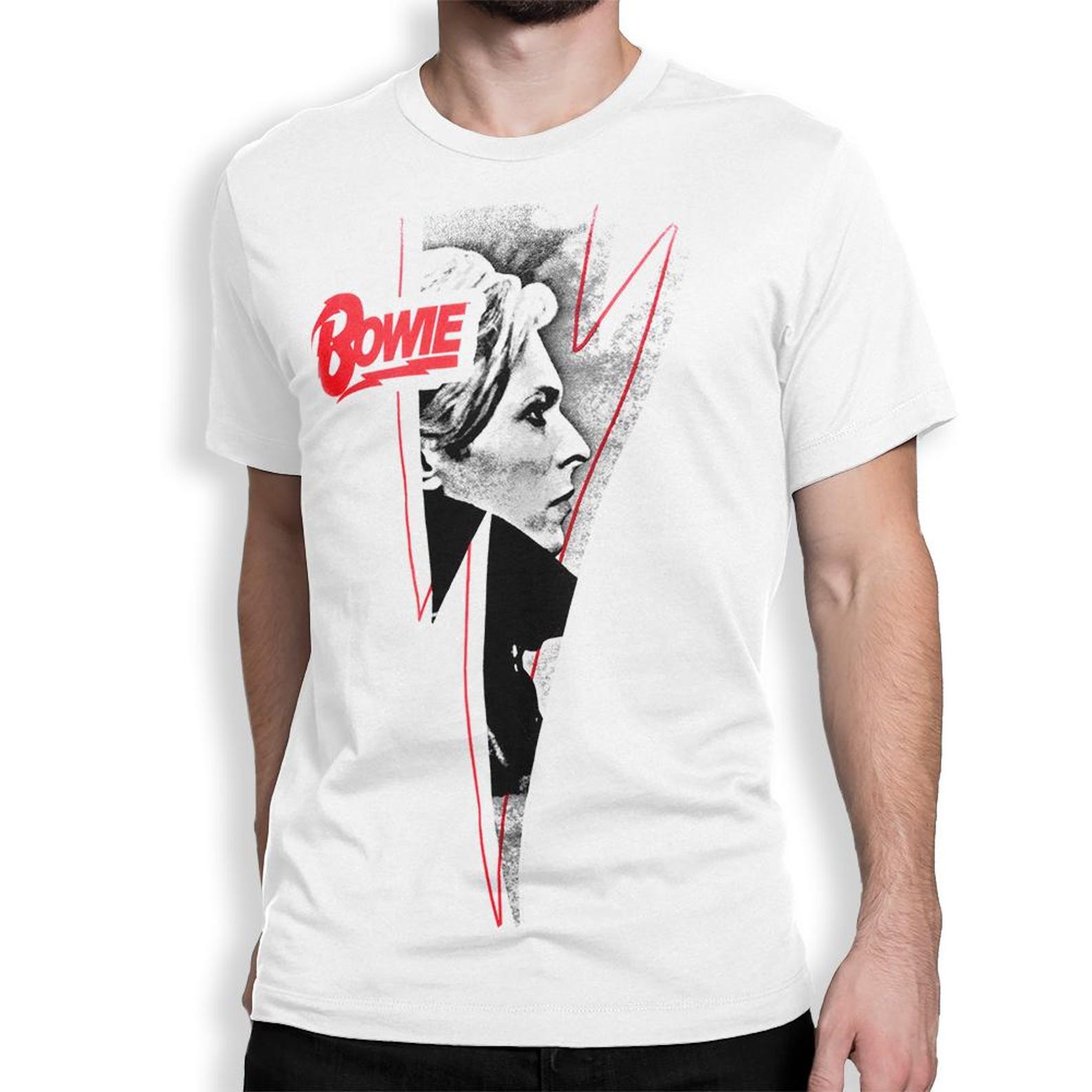 David Bowie Vintage T-Shirt, Men s and Women s Size 2XL