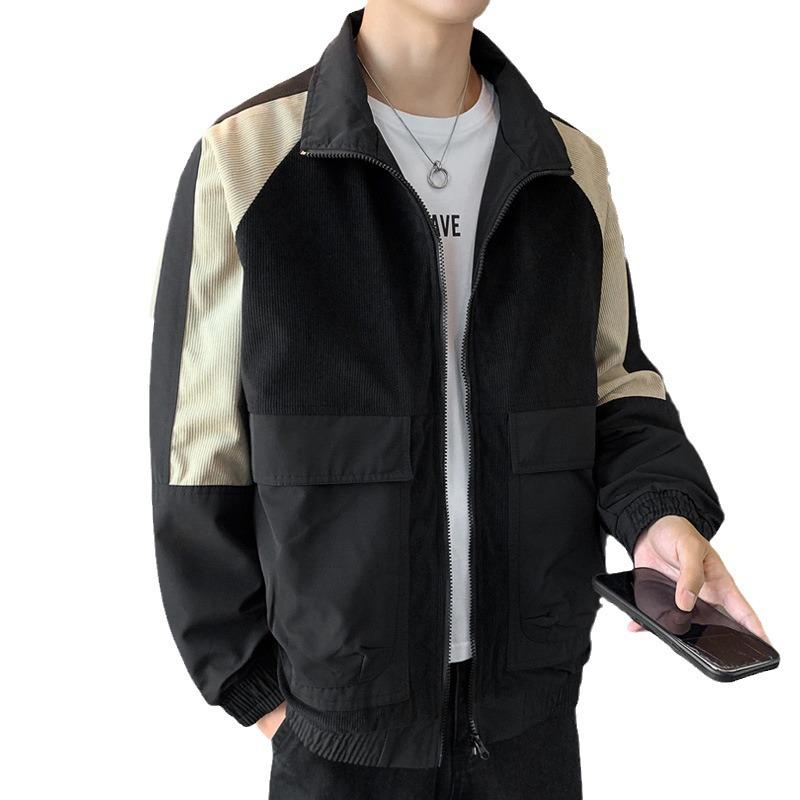 Jackets, men's clothing, spring and autumn, new baseball uniforms, jackets, men's Korean workwear, plus size trendy coats, men's fashion