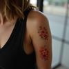 9pcs Temporary Tattoo Cactus Tattoos Waterproof Long-lasting Body Stickers Flower Tattoos Temporary Tattoo Stickers For Chest