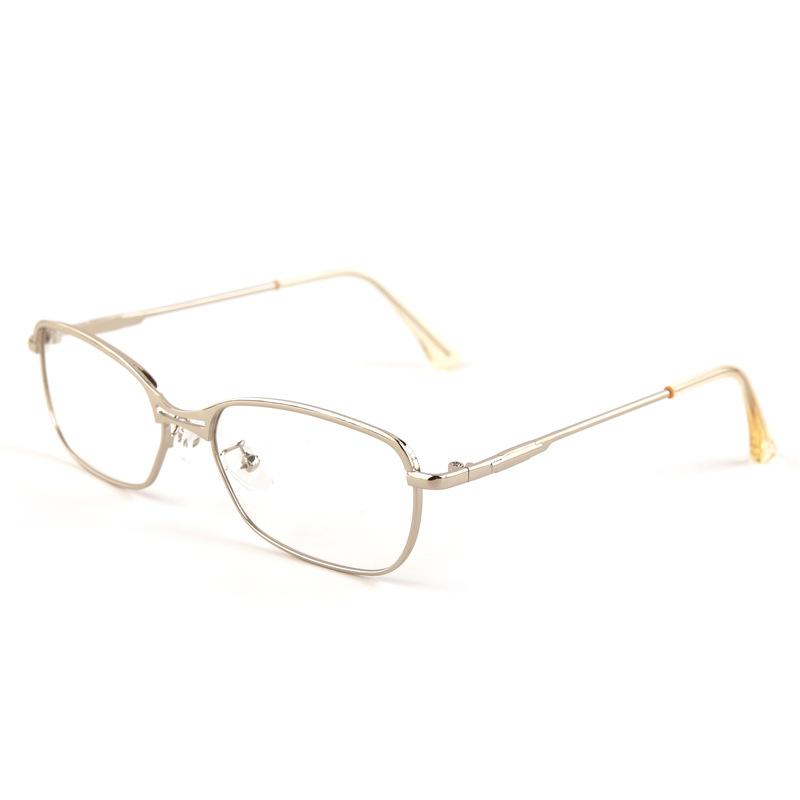 Fashion retro gold wire thin edge small frame reading glasses men in the elderly high definition anti-blue light reading glasses