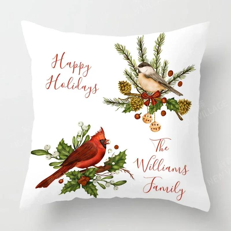 

Різдвяна серія наволочки дивани наволочки домашній декор можна налаштувати для святкових урочистостей 40x40 50x50 60x60 35x35 12x12Inch