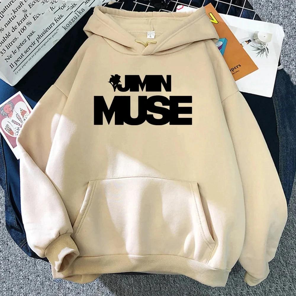Jimin Muse Hoodie, Autumn/Winter Men's Street Style Harajuku Casual Hoodie, Unisex, Retro Pullover Sweatshirt
