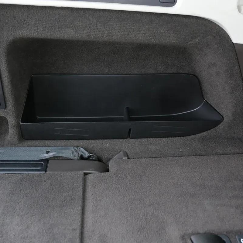For Land Rover Discovery 5 L462 LR5 2017-2025 ABS Black Car Trunk Multifunctional Storage Box Tray Auto Accessories
