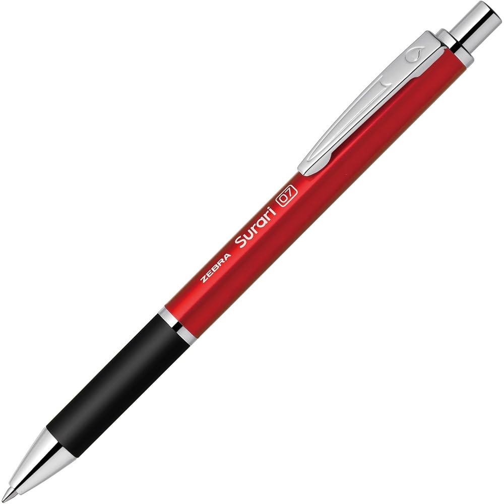 Шариковая ручка Zebra B-BA38-R на масляной основе, slary 300 0.7, красная, 10