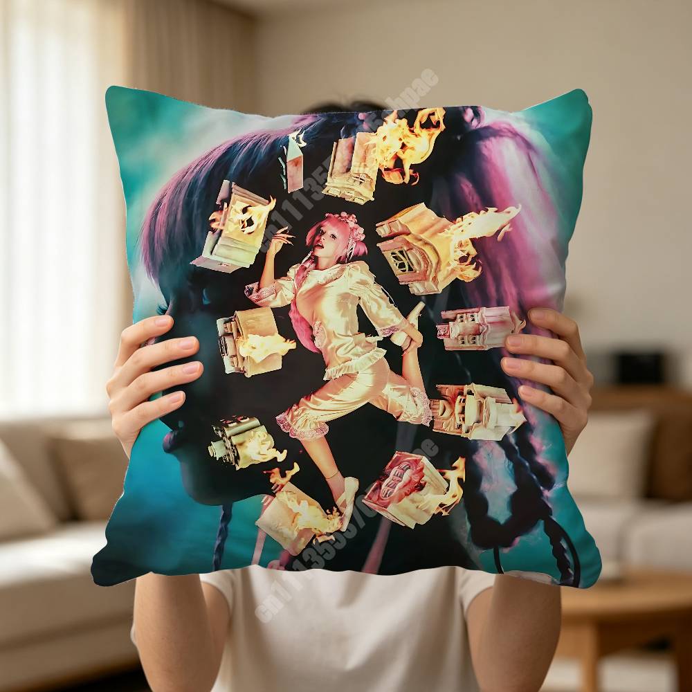 MMelanie MartinezS Cry Baby HADES Sofa Couch Pillow Cover Cushion Case Cozy Bedroom Accent Studio Furnishing