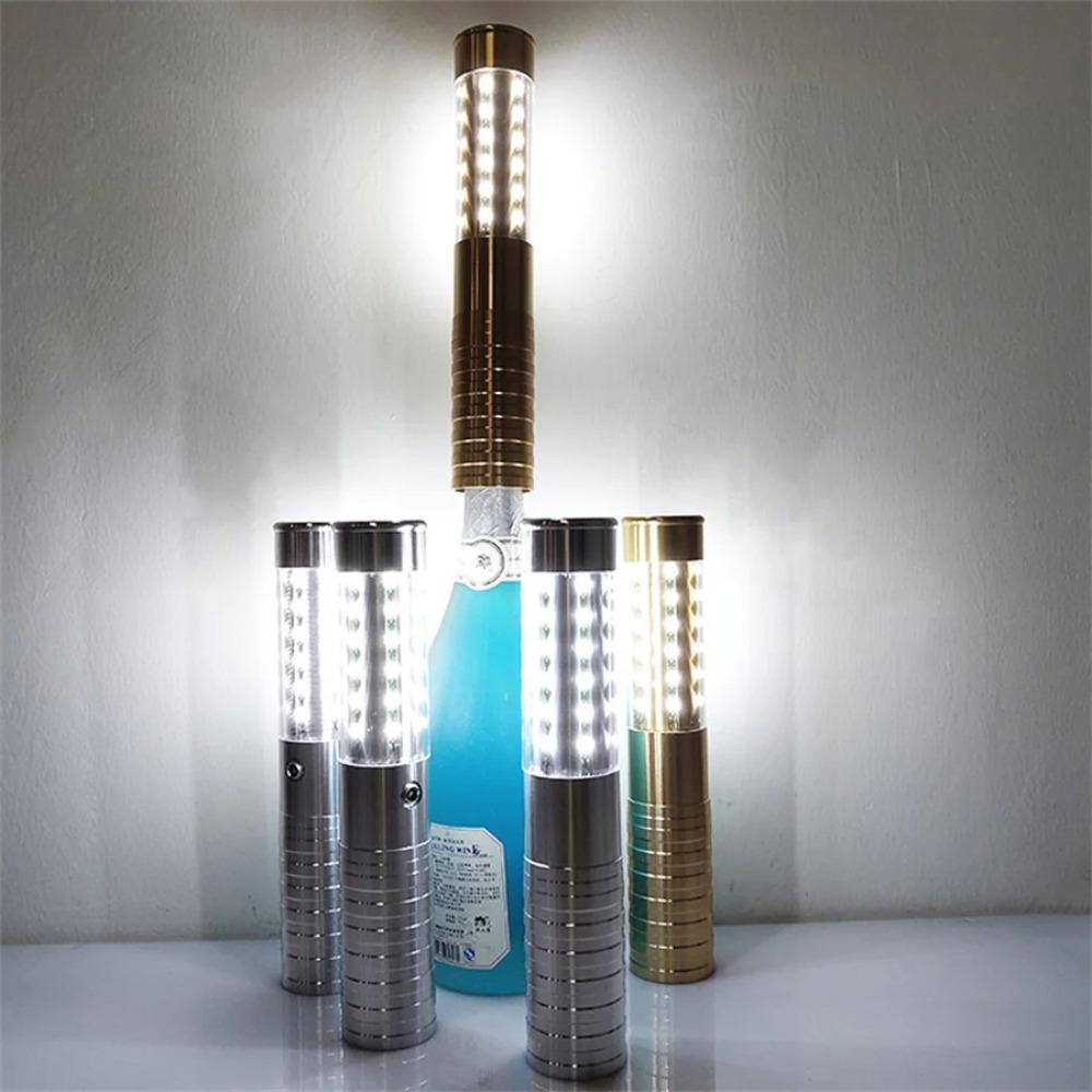LED Strobe Baton Champagne Wine Bottle Service Sparkler for Nightclub KTV Bar LED Flash Sticks Bottle Flash Baton Decor Light