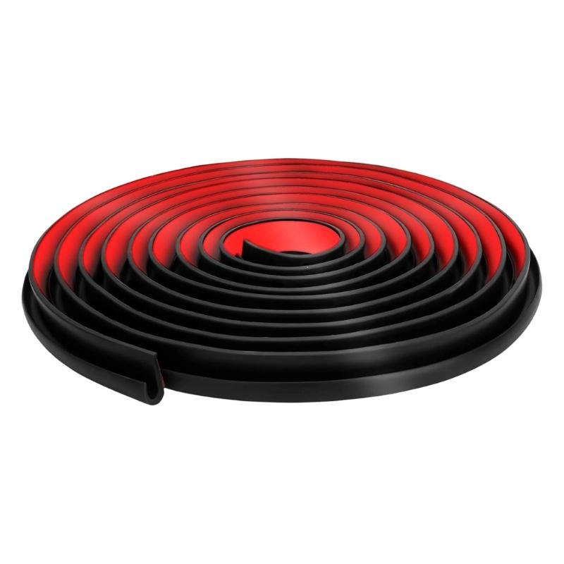 TPE Roof Drainage Gutter Water Channel System for Caravans Easy Apply Water Diversion System for Outdoor Enthusiasts чёрный