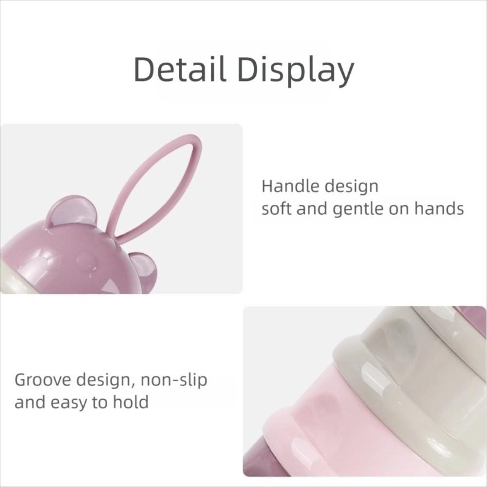 4 Layer Milk Powder Box Multiple Openings Milk Powder Bottles Cartoon Infant Baby Food Storag Box