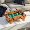 20 in Table-top Football Table with Stainless Steel Rods, Compact Foosball Table for Kids and Adults, All-Inclusive Foosball Game Set for Indoor