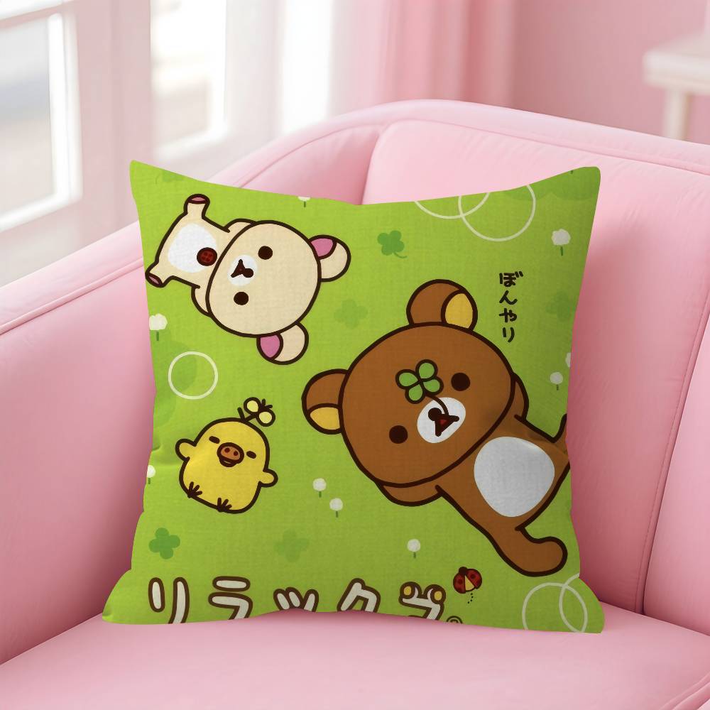 Popular Character Cute R-Rilakkuma Anime Cushion Cover Decorative Pillow Sofa Home Decor Case Pillow Cases