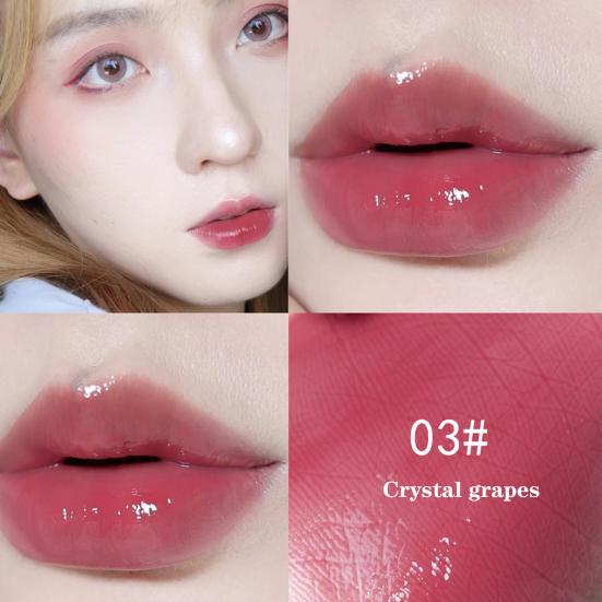 Glaze Lipstick Waterproof Non-sticky Cosmetic Colorful Summer Make Up Lipstick for Beauty