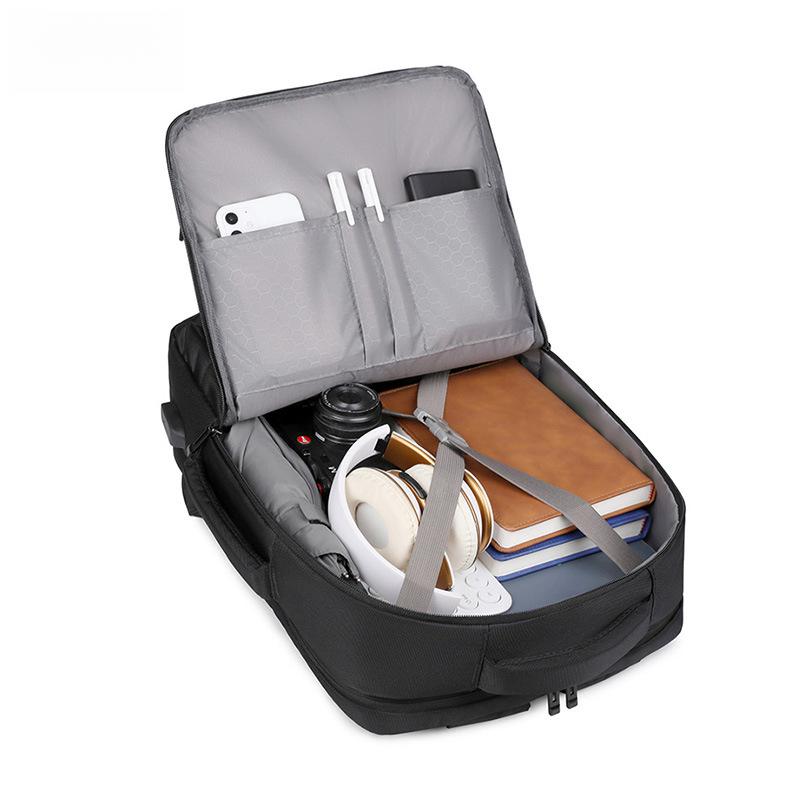 Men's Fashion Backpack High-End Large Capacity Travel Women's Backpack Trendy Backpack Lightweight Laptop Bag