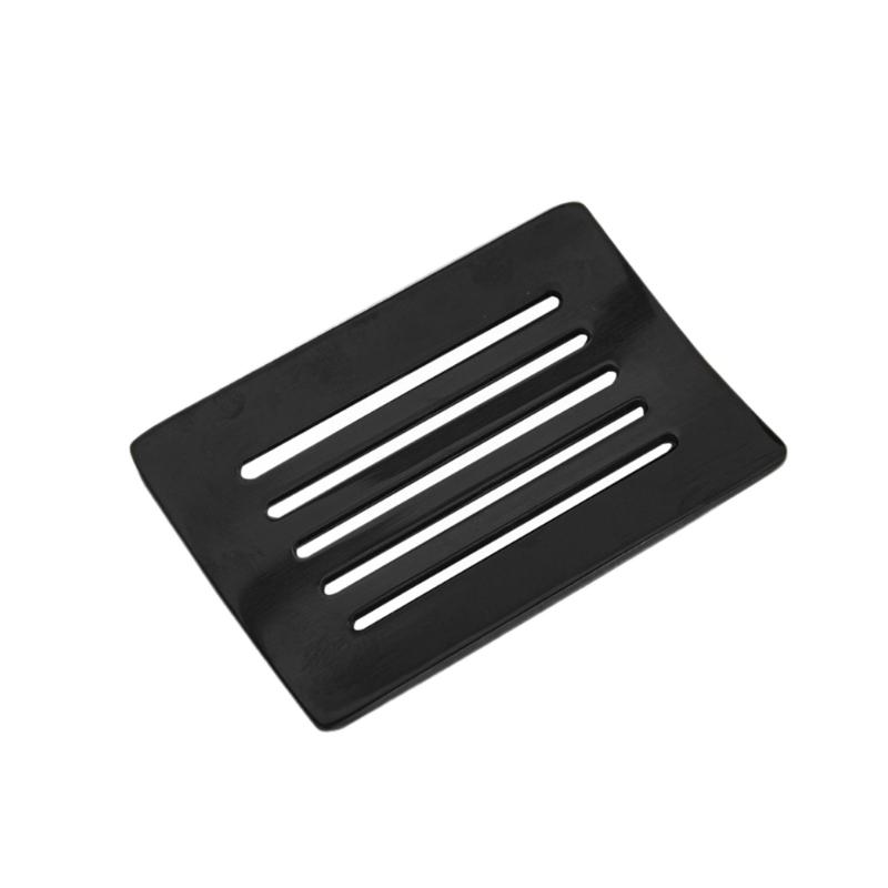 

Самодренажная мыльница-подставка полка поднос для душа ванной кухни раковины X3UC чёрный