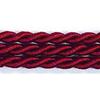 Cordon tressé Rouge vin Ø 4 mm Au mètre